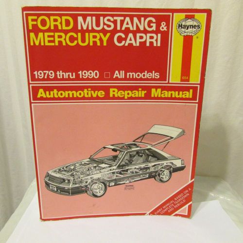 Haynes ford mustang &amp; mercury capri 1979-1990 automotive repair manual