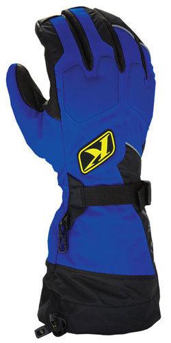 2014 klim men's fusion gore-tex glove blue xl