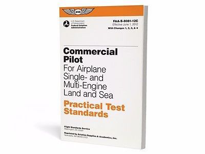 Asa practical test standards (pts) commercial pilot - sel &amp; mel - 8081-12c
