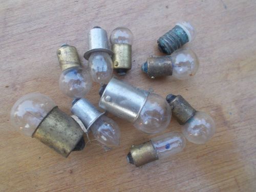 ***vintage***working auto and/or flashlight bulbs *** lot of 10