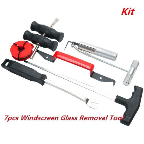7×wind glass automotive remove car windshield windscreen removal tool repair kit