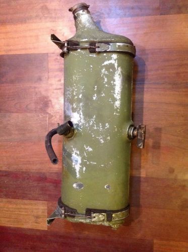 Stearman oil tank with mounting bracket and fittings