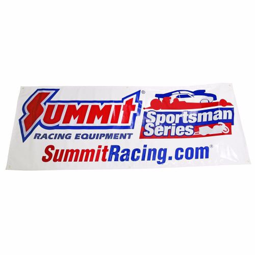 8 ft by 3 ft  - summit racing sportsman series - banner    street outlaws