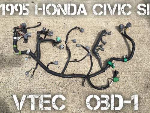 1995 honda civic si engine wire harness vtec obd1 5-speed oem m/t 92 93 94 95