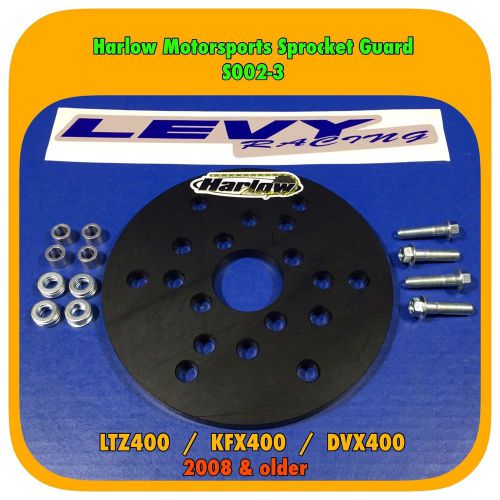 Harlow motorsports uhmw sprocket guard 2008 &amp; under ltz kfx dvx 400