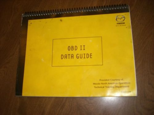Mazda obd-2 data guide p/n 9999-95-4529-99