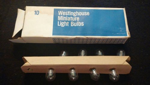 Box of 8 westinghouse miniature light bulbs