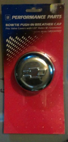 Proform 141-616 1.22 inch chrome chevy bowtie push-in valve cover breather cap