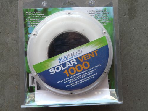 Sunforce solar vent 1000 solar-powered ventilation fan