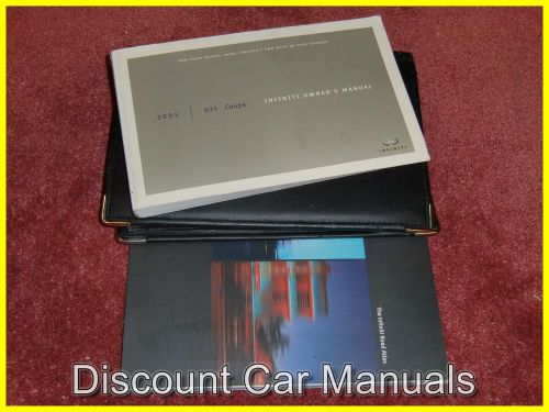 ★★ 2005 infiniti g35 coupe owners manual portfolio l@@k 05!! ★★