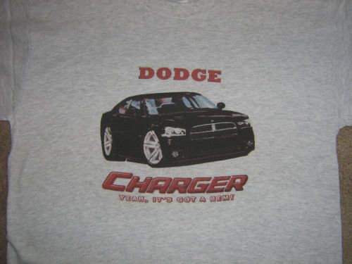 Charger t-shirt ~ black dodge charger ~ yeah, it's got a hemi