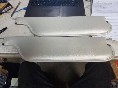 1967-1969 camaro new sun visors parchment pearl convertible 68 rs firebird 400