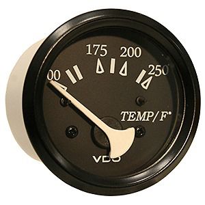 New vdo allentare black 250 °f water temperature gauge use 310-11801