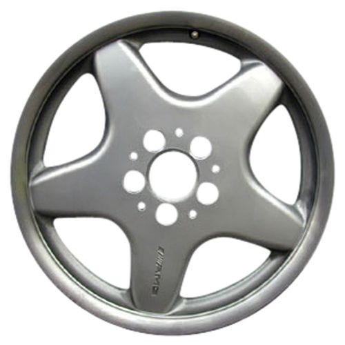 Oem reman 17x7.5 alloy wheel front  sparkle silver pntd with flange cut-65241