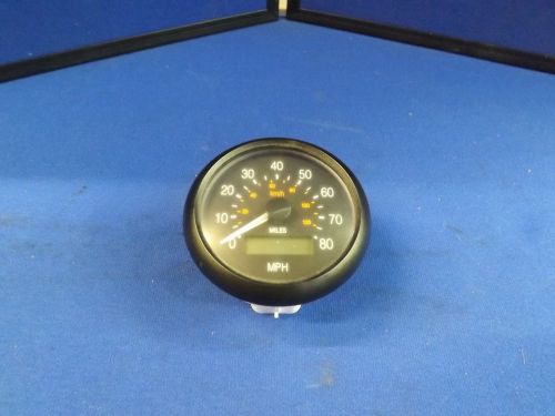 New medallion black bezel 80 mph speedometer  3&#034; 7570-02000-01