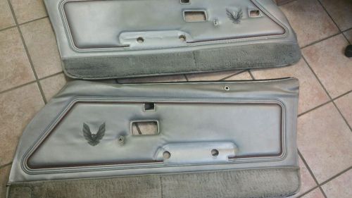 Pontiac trans am 10th anniversary doors panels