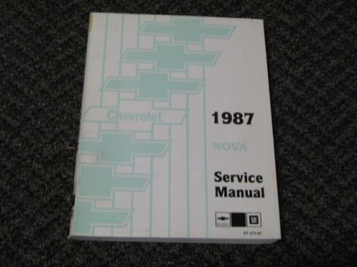 1987 87 chevrolet nova service manual