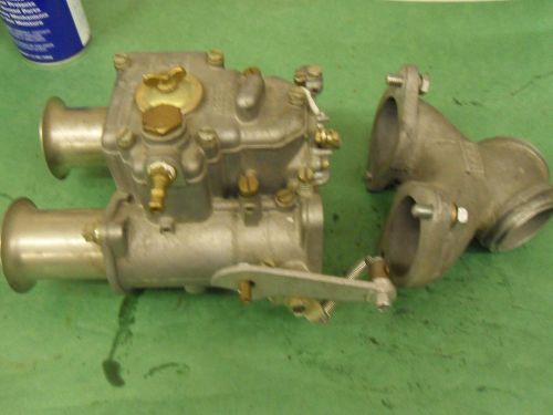 Oem weber 40dcoe2 made in italy side draft carburetor harley-davidson