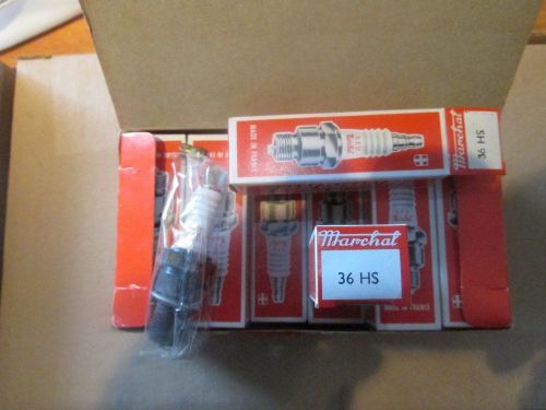 12 pieces marchal 36hs spark plugs vw411 ford anglia cortina consul peugeot 404