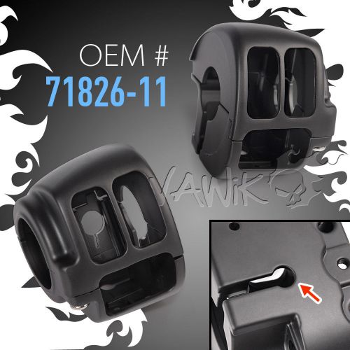 Vawik black switch housing control kit aluminum for &#039;11 harley blackline fxs