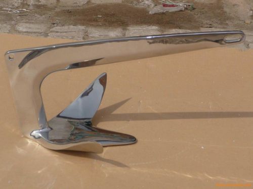 Stainless steel bruce/claw boat anchor 33lbs（15kg）for boat 32‘ to 42'