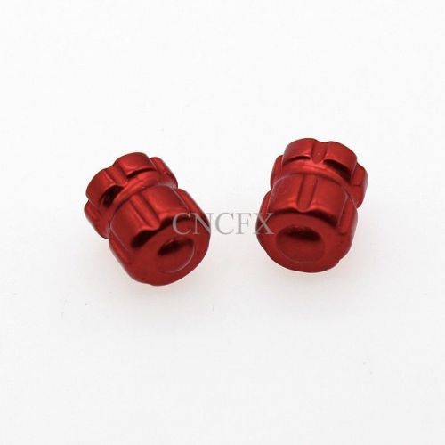 2pcs motorcyle tyre valve dust cnc cap cover red brand new hot