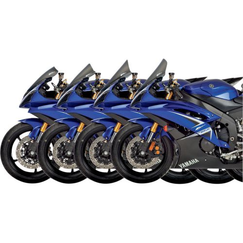Zero gravity 24-580-02 smoke corsa windshield yamaha yfzr6 2008-2013