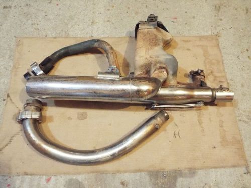 1985 yamaha virago xv700 exhaust system mufflers header pipes flanges