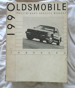 1990 oldsmobile toronado preliminary service manual factory original