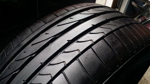 Two 235/35/19  bridgestone potenza re050a rft 235/35r19  80% tread