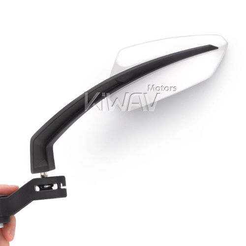 White tulip style mirror for suzuki address110 an125 /t90 125 350 500 kiwav