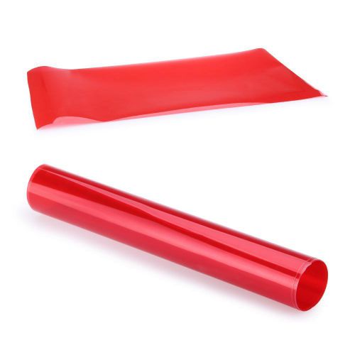Red car tail fog led headlight head light tint film cover 30x60cm