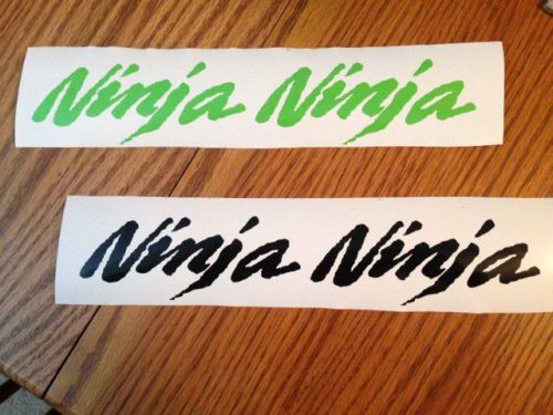 4 - 5&#034; kawasaki 250r 650 300zx 636 1000 ninja decals sticker any color bike atv
