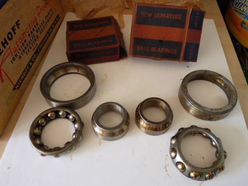 Pair new departure 909032 front  wheel bearing 1929-1942 chevy &amp; comm. buick usa