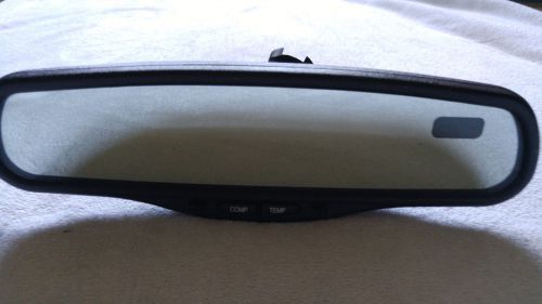 Oem 1999 chevrolet tahoe 010103-gntx-177 black rear view mirror compass temp
