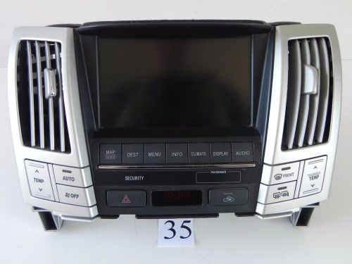 2007 LEXUS RX400 AWD GPS NAVIGATION DISPLAY SCREEN UNIT 86110-48480 OEM 260 #35, US $700.00, image 1