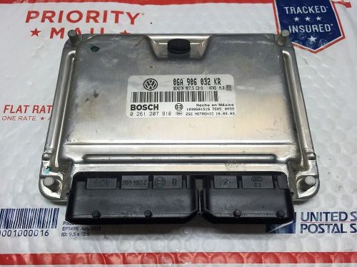 03 vw beetle, jetta, golf engine computer 06a906032md 2.0 control module ecu ecm