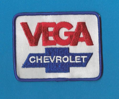 Rare vintage 1970's chevy vega chevrolet sew on car club jacket hat patch crest