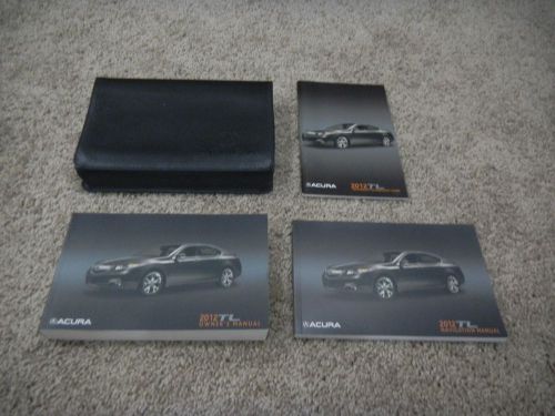 2012 acura tl with navigation owners manual set with free shipping