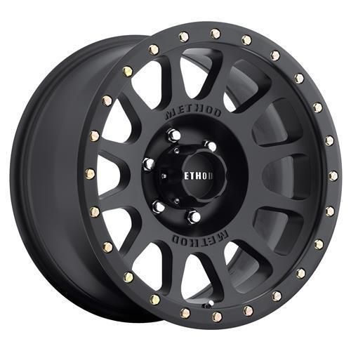 Method race wheels nv, 18x9 with 5 on 150 bolt pattern matte black mr30589058525