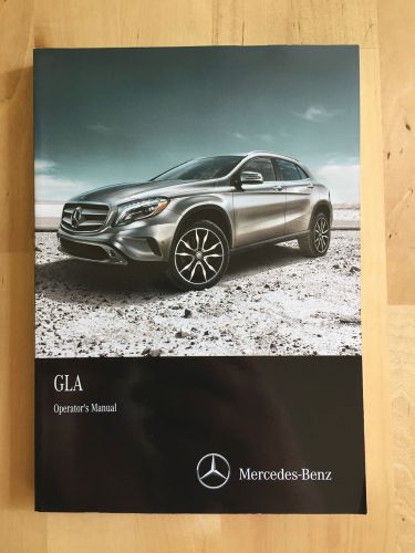New mercedes benz english owner's manual gla class gla250, gla45 amg 2015-16