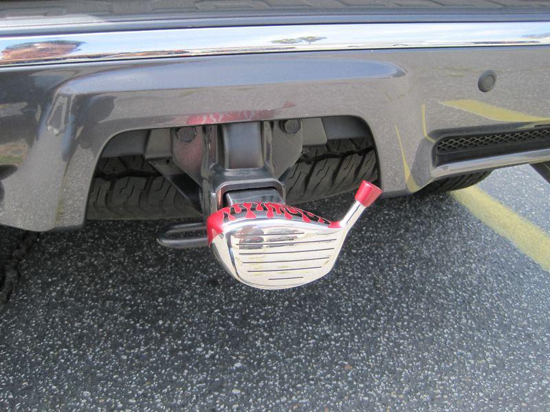 New stainless driver head hitch cover