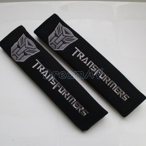 1 pair safety seat belt covers shoulder pads cushions jeep ford transformers car