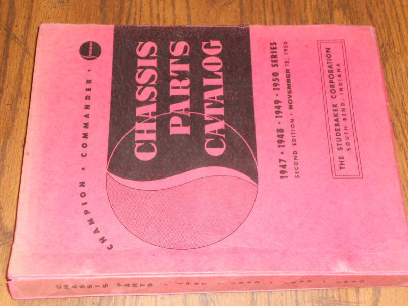 1947-1950 STUDEBAKER CHASSIS PARTS CATALOG ORIGINAL 47 48 49 50 BOOK, US $74.50, image 2