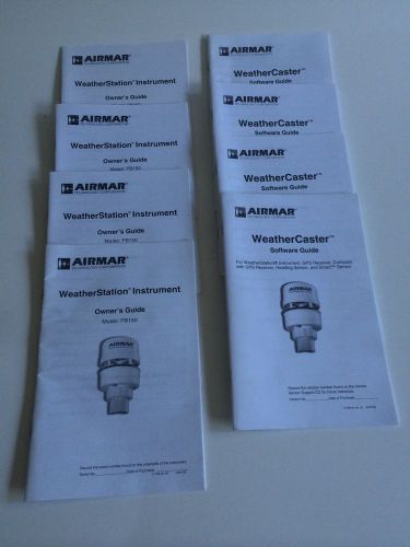 Airmar pb150 weather station owners/installation guide lot of 8