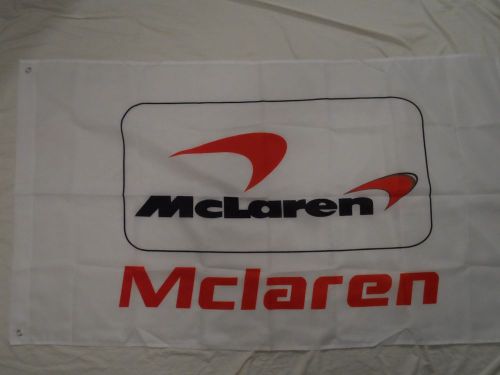 Mclaren f1 racing 3 x 5 polyester banner flag man cave auto shop!!!