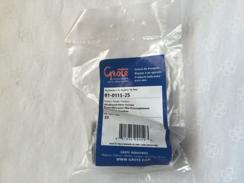 Grote gladhand filter screen 81-0115-25 (pack of 25)