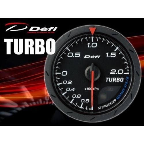 Defi df08602 df advance cr 60mm turbo pressure gauge 200kpa black