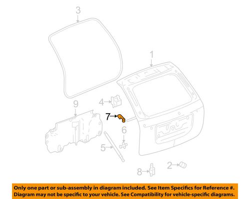 Lift gate tail tailgate-lift cylinder upper bracket right 15243644