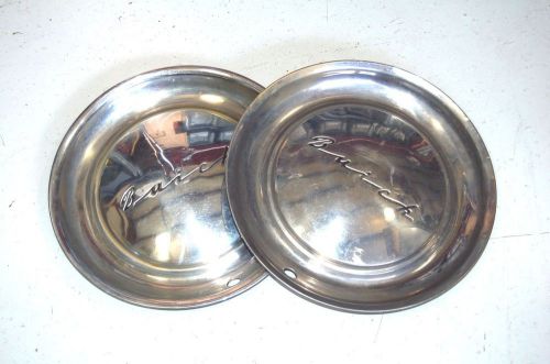 1951 buick hubcaps-15&#034; pair